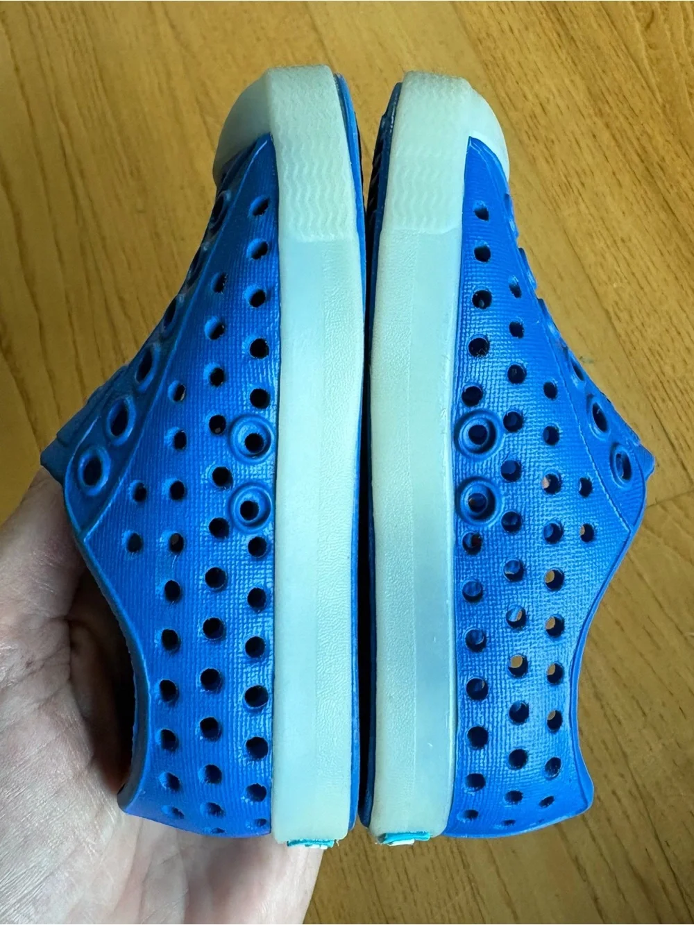 Native Jefferson slip-on sneakers Little Boys Shoes Royal Blue Kids Size C4